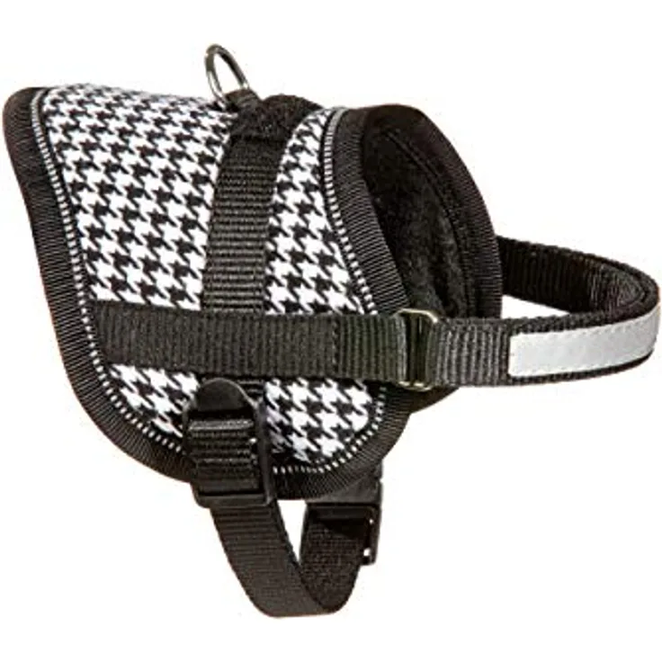 Karlie Teeny Weeny Geschirr B: 15 mm Br um: 26 - 35 cm XS schwarz-weiss