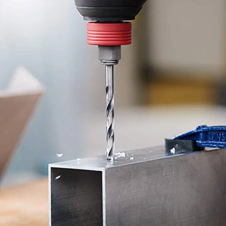 Bosch Professional HSS-Spiralbohrer PointTeQ Hex, 5er Set mit Sechskantschaft für schnelles Bohren in Metall – Bild 5