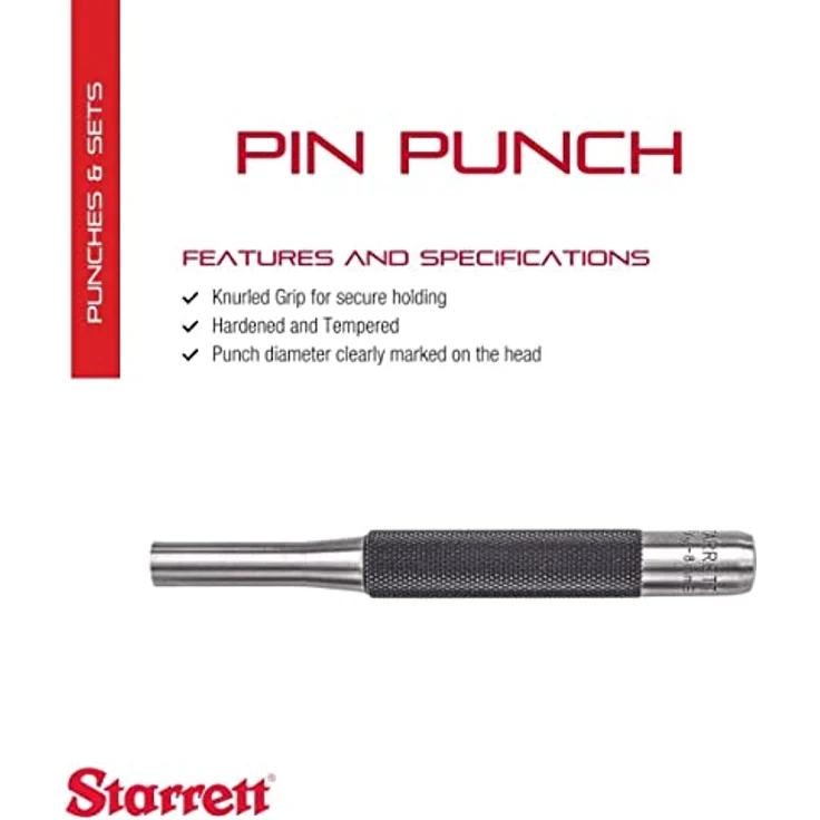 Starrett 565H Splinttreiber, 8 mm Dia x 100 mm L – Bild 2
