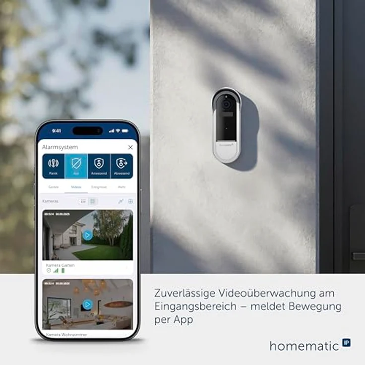 Homematic IP HmIP-CODB-A, WLAN Türsprechanlage mit 3 MP Video, Anthrazit – Bild 2