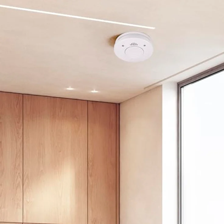 Smartwares -Rauchmelder mit sehr lautem Alarm und Testtaste, RM520 – Bild 2