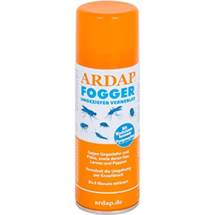 Ardap FOGGER Das ORIGINAL Ungeziefer Vernebler gegen Insekten / Flöhe, 2 x 200 ml