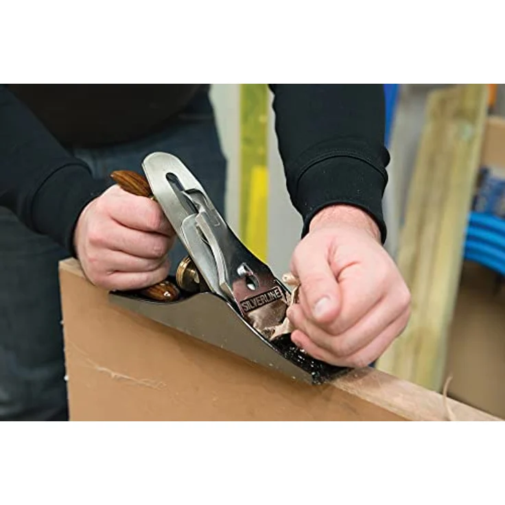 Silverline 633465 Handhobel, Nr. 4 Hobelmesser: 50 x 2 mm - Preisvergleich – Bild 2