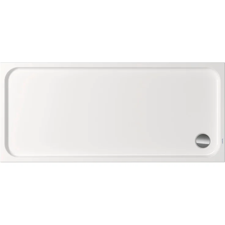 Duravit D-CODE, Rechteck-Duschwanne aus Sanitäracryl, weiss, 1800x800x85mm, glänzend