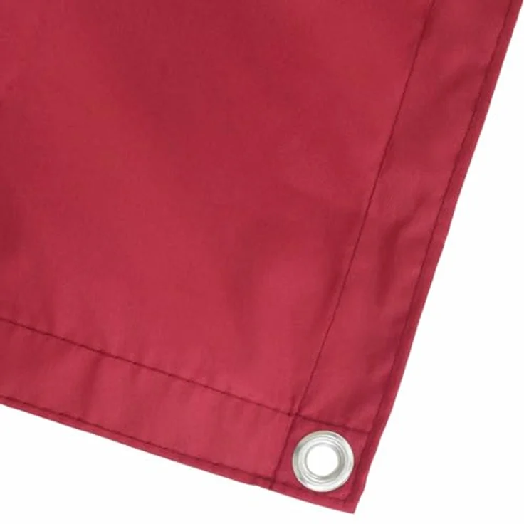 vidaXL Balkonsichtschutz Rot 110 x 300 cm, UV-beständiger und wasserfester Oxford-Stoff, moderner gestreifter Schirm für Außenbereiche – Bild 5