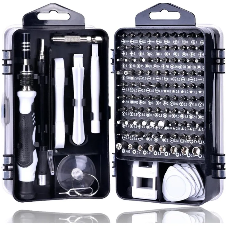 BAYLI Werkzeugkoffer 115 Teiliges Handy Reparatur Werkzeugset, Feinmechaniker Präzisions