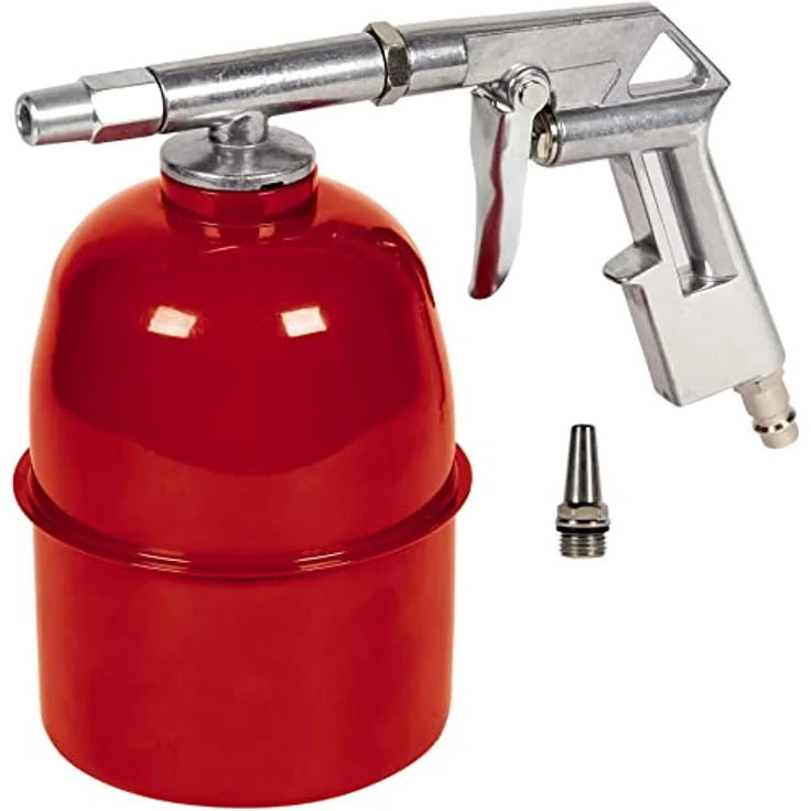 Original Einhell Druckluftset 13-tlg. (Kompressoren-Zubehör, für alle Kompressoren mit Arbeitsdruck min. 8 bar, inkl. Sprühpistole, Adapter-Set, Farbspritzpistole, Reifenfüller) – Bild 3