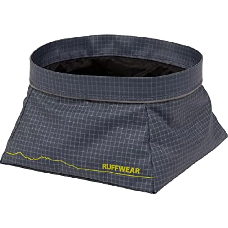 RUFFWEAR Great Basin Hundenapf, Leichter, zusammenfaltbarer Reise-Hundenapf für Futter und Wasser, Größe: Small, 0,75 L, Slate Blue