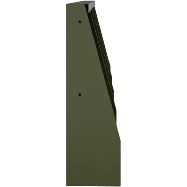 vidaXL Beetumrandung Stützmauer, 4 Stück, 40 x 12 x 30 cm, Wetterfester Stahl in Olivgrün, Modulares Design – Bild 7