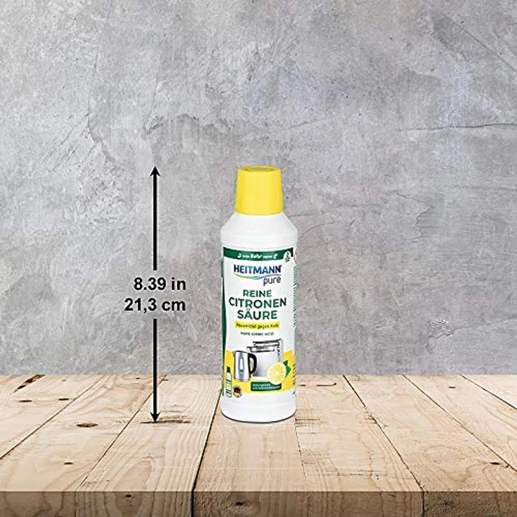 Heitmann Zitronensäure pure Reine Citronensäure, 1008288, flüssig, lebensmittelsauber, 500 ml – Bild 4