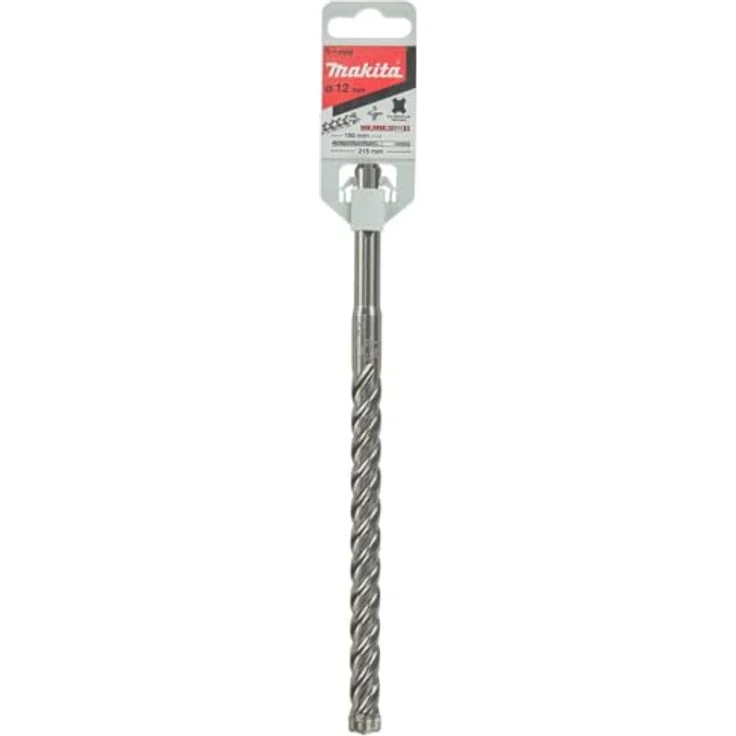 Makita NEMESIS II Hammerbohrer, HM Bohrer SDS-PLUS 12x215mm für Beton mit höherer Geschwindigkeit und längerer Lebensdauer – Bild 4
