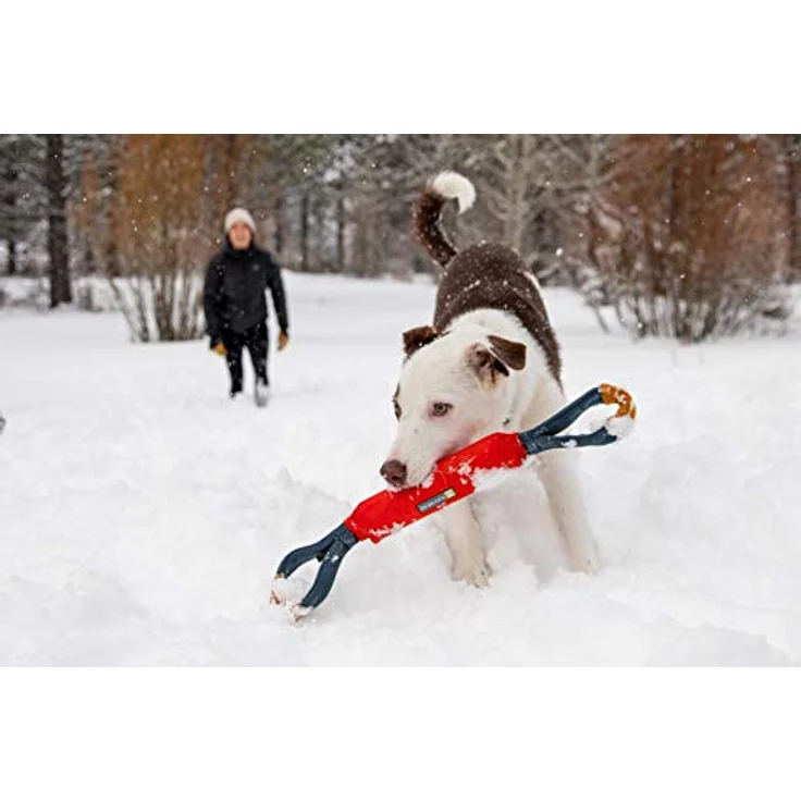 RUFFWEAR Pacific Loop Hundespielzeug, Tauziehen-Trainerspiel, Starkes Seil zum Werfen, Zerren, Kauen für Haustiere, speziell für Hunde entwickelt, robust, interaktiv und sicher, One Size, Sockeye Red – Bild 3