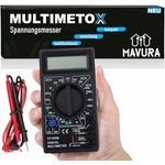MAVURA MULTIMETOX Multimeter Spannungsmesser Stromprüfer Voltmeter, tragbar mit LCD Display und umfangreichen Messfunktionen - Preisvergleich