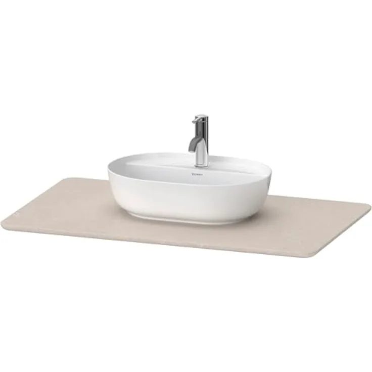 Duravit Luv Quarzsteinkonsole LU9469, 988mm Breite, unempfindlich gegen Feuchtigkeit, Farbe: Sand Struktur
