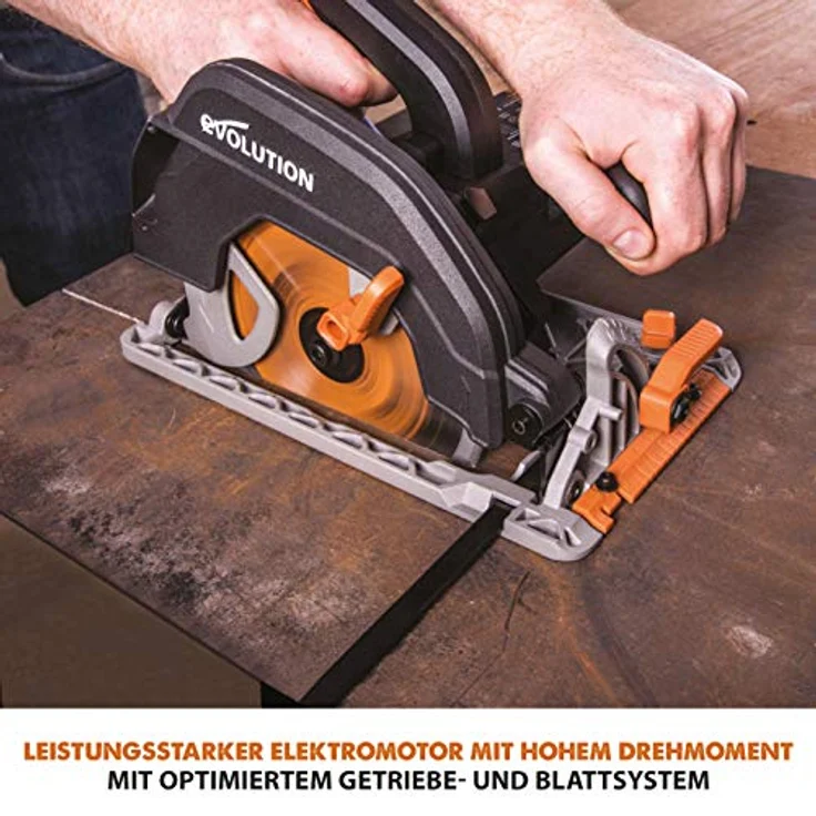 Evolution Power Tools R185CCS Mehrzweck-Kreissäge (185 mm, 1600 W, 230 V) – Bild 9