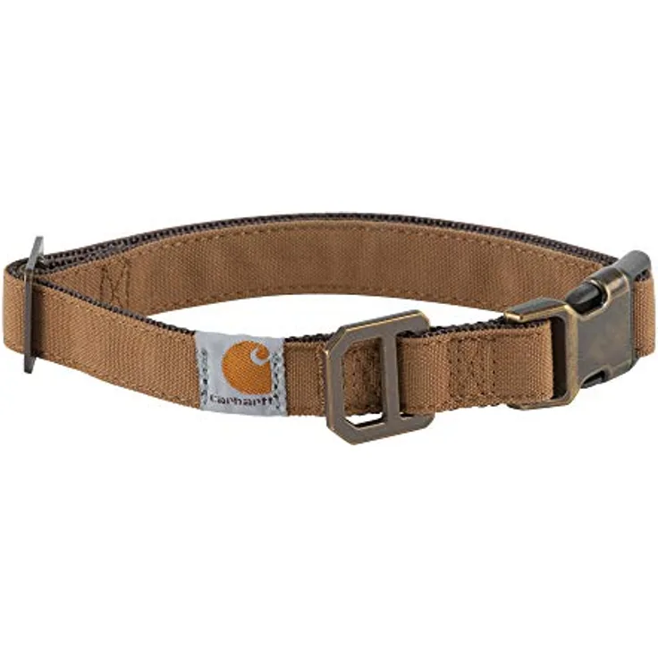 Carhartt Nylon Duck Hundehalsband Carhartt Braun/Dunkelbraun Größe M