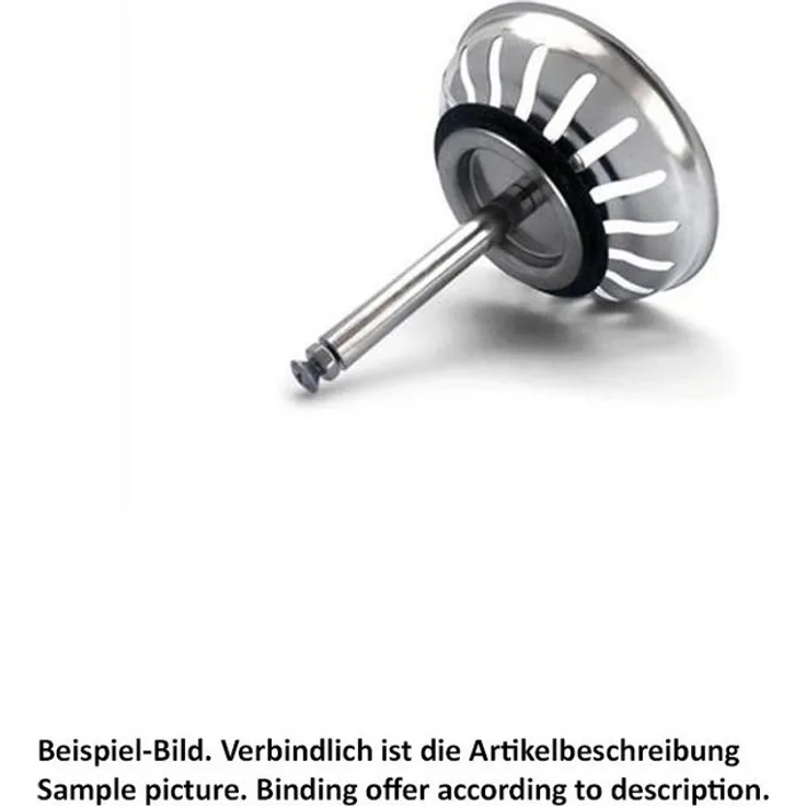 Systemceram Alba-Siebkorbventil für Exzenterbetätigung, Ø 80 mm für Hauptbecken