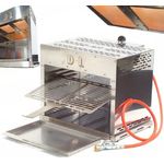 Apex Gasgrill Hochtemperatur Gasgrill Edelstahl Grill 800° Oberhitzegrill 56526, XXL Grillfläche, Twin-Keramik-Infrarotbrenner