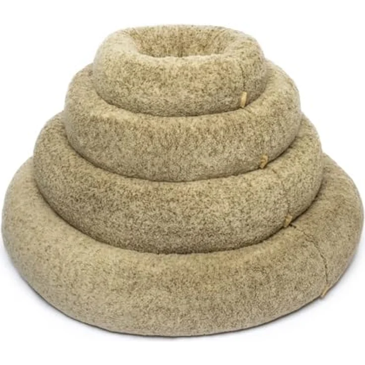 Wolters Sweet Dreams Hundekörbchen, ergonomisches Tierbett aus weichem Plüschmaterial, pistachio, waschbare Bezüge – Bild 3