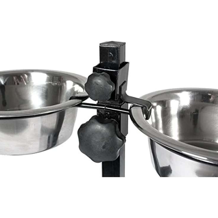 Karlie Napfständer mit Edelstahlnäpfen ø: 16 cm 2 x 810 ml – Bild 2