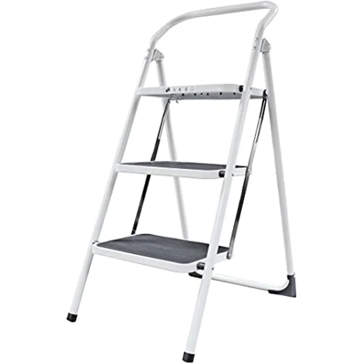 Amig 12210 Hocker, weiß, 103 cm, Legierter Stahl
