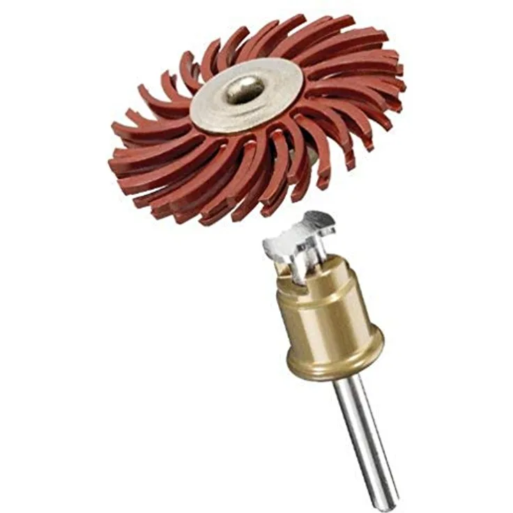 Dremel 473S EZ SpeedClic Feinschleifbürste, Zubehörsatz mit 1 Feinschleifbürste Körnung 220, 25mm für Kunststoff, Holz und Metall