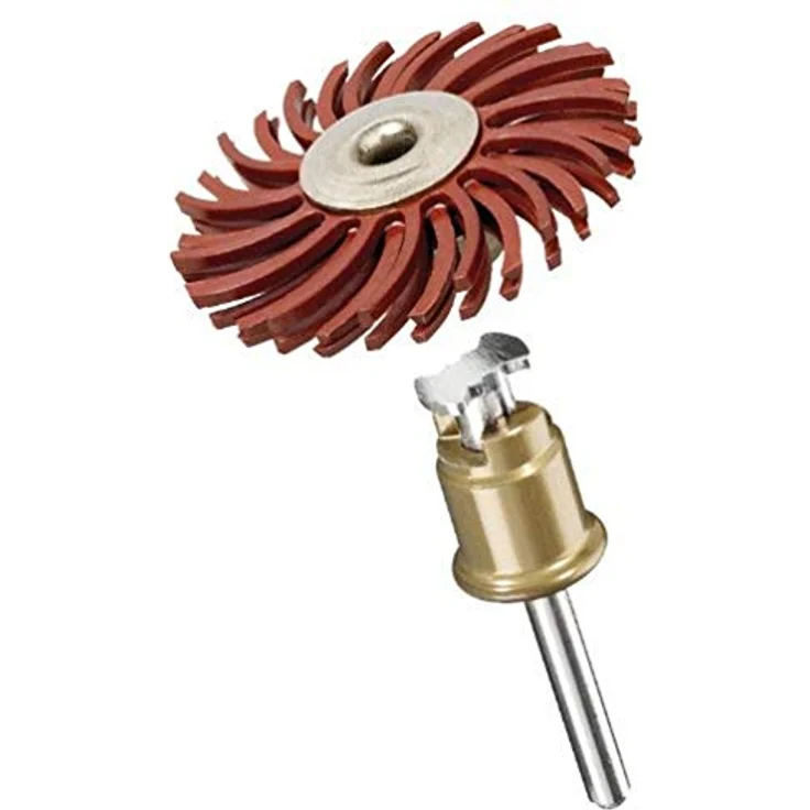 Dremel 473S EZ SpeedClic Feinschleifbürste, Zubehörsatz mit 1 Feinschleifbürste Körnung 220, 25mm für Kunststoff, Holz und Metall – Bild 1