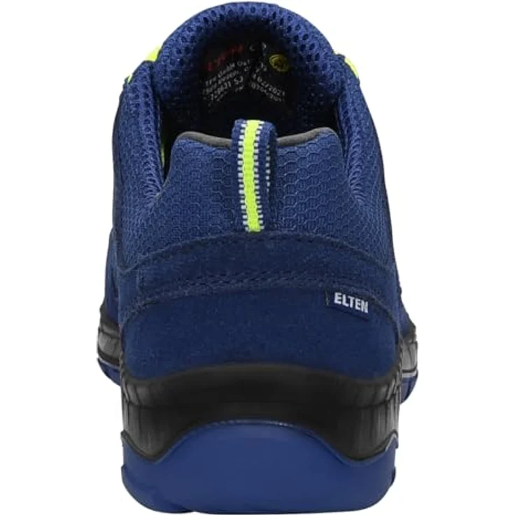 ELTEN MADDOX darkblue Low ESD S3 Sicherheitsschuh, hydrophobiertes Veloursleder, atmungsaktives Textilfutter, gepolsterte Lasche, TPU/PU Sohle MAXXIMO – Bild 6