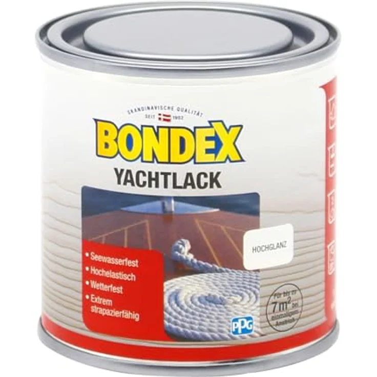 BONDEX Yachtlack 0,25-2,5L, farblos, Lack, Holzschutz, wetterfest 0,25l - Bondex – Bild 2