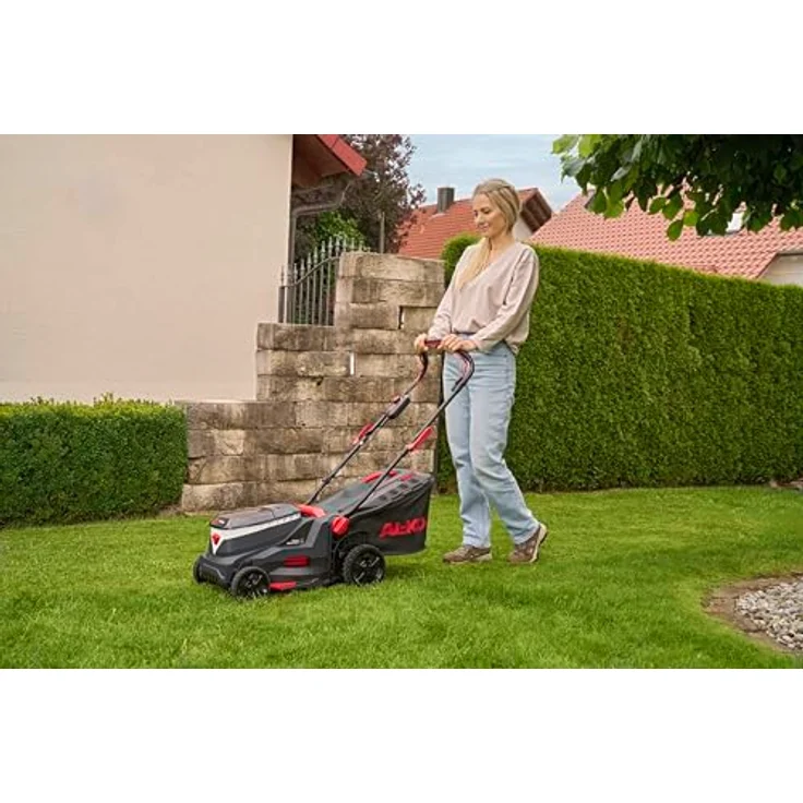 Al-Ko Akku-Rasenmäher 34.6 Li Comfort Set, 34 cm Schnittbreite, 2-in-1 Funktion, 35 l Fangsack, inkl. 2 × 18 V/2,5 Ah Akku und Doppel-Ladegerät – Bild 5