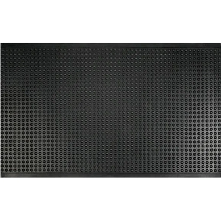ETM Bodenschutzmatte Bubble, 90 x 120 cm, wetterbeständig, 100% Naturgummi, stoß- und geräuschdämpfend, allergen- und geruchsfrei, wasserfest