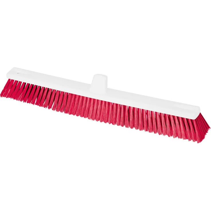 Nölle HACCP Großflächenbesen 60 cm, rot, Borstenstärke 0,25 mm, hitzebeständig bis 134 °C