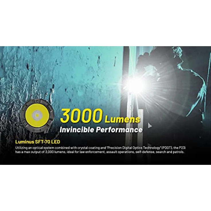 Flashlight Precise SERIES/3000 LUMENS P23I NITECORE – Bild 3