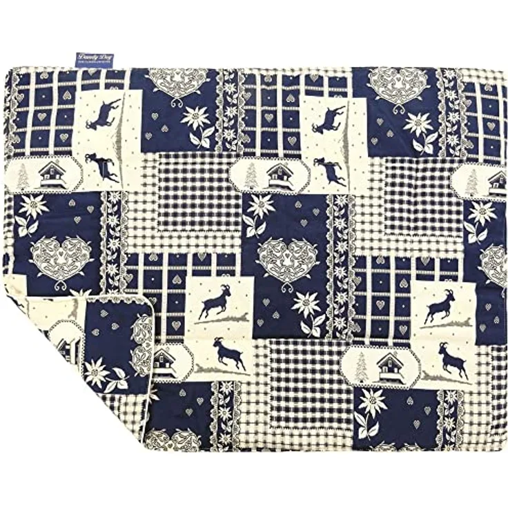 Dandy Dog Hundedecke Kitzbühel Blue - Robuste hochwertige Qualität Made in Germany - Größe XL