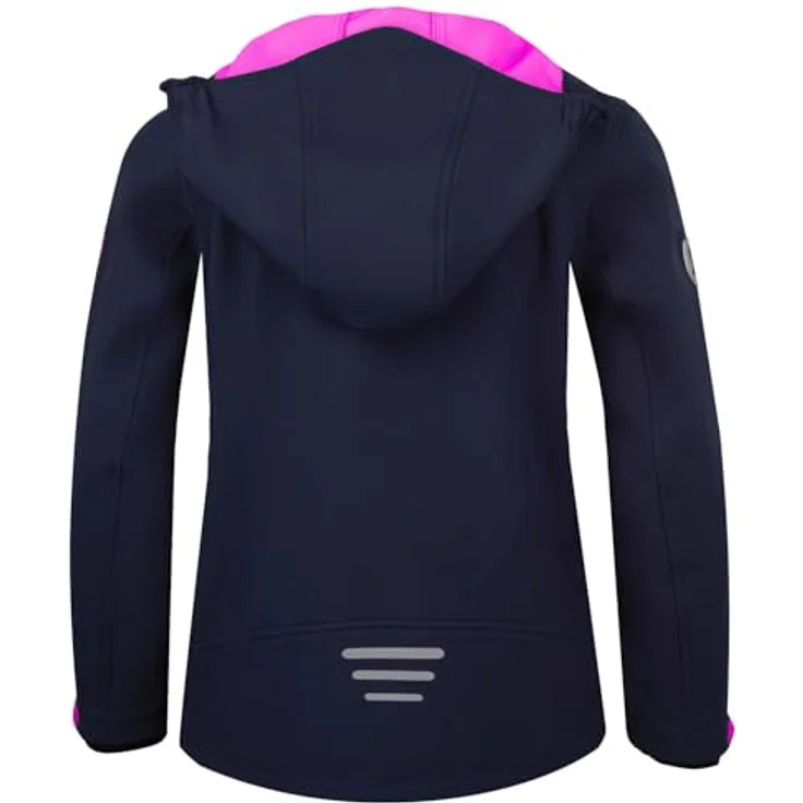 TROLLKIDS Softshelljacke Trollfjord Wasserabweisend, mädchen, norwegische Flagge, Lonely Troll, navy – Bild 3
