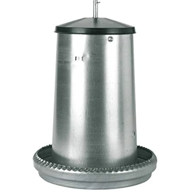 Kerbl Futterautomat für Geflügel, 18 Liter Fassungsvermögen für Küken und Junghennen, Futternapf – Bild 1