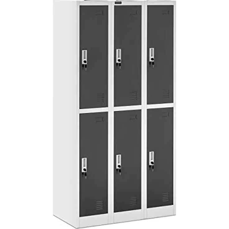 Fromm&starck - Metallschrank Schließfachschrank Metallspind Spindschrank abschließbar 6 Fächer