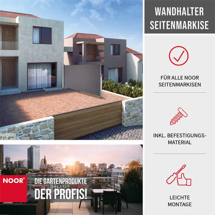 Wandhalter für Seitenmarkise Exklusiv – Bild 2