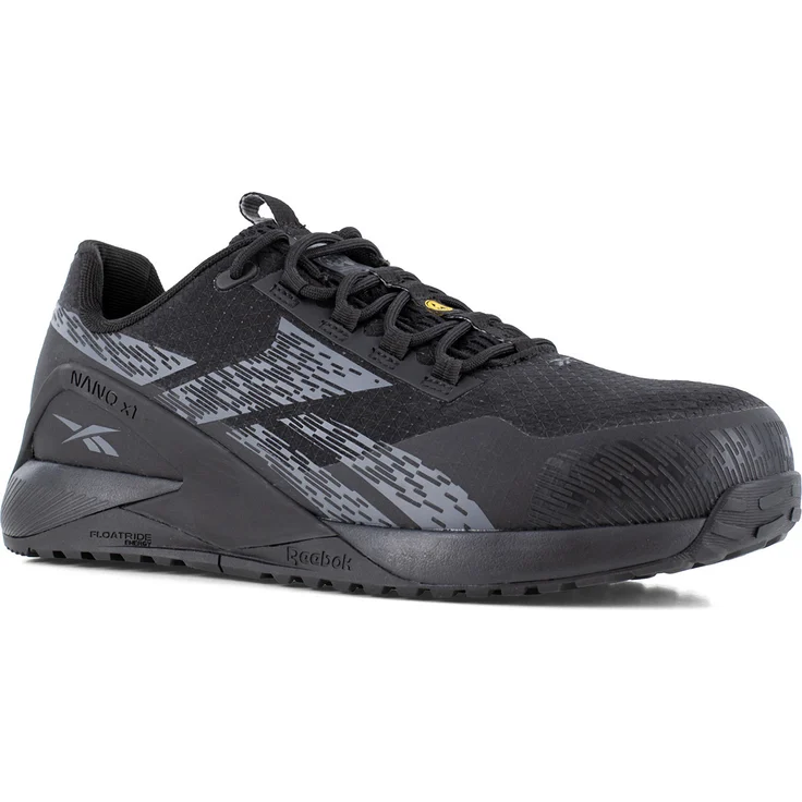 Reebok Nano X1 Adventure, Sicherheitsschuh S3S nach EN ISO 20345:2022, wasserabweisendes Obermaterial, MemoryTech Einlegesohle, Größe 40, ESD SR HRO
