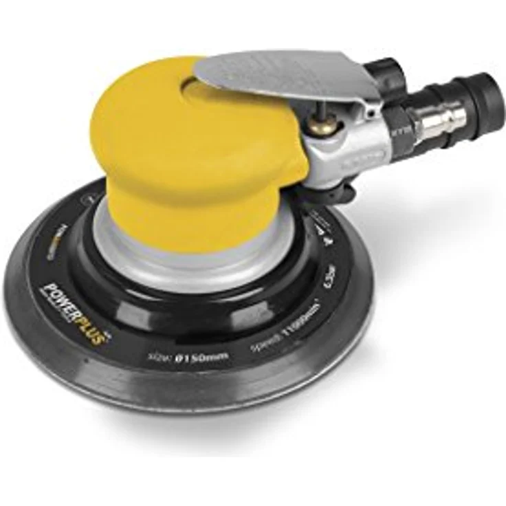 POWAIR0013 Druckluft Schleifer Exzenterschleifer Schleifmaschine Teller Ø150mm Hub 5mm – Bild 2