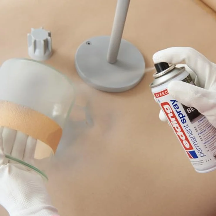 edding Sprühfarbe 5200 Permanentspray Betoneffekt, Seidenmatt, 200ml, witterungsbeständig und kratzfest – Bild 5