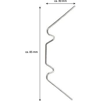 THXFUNAREA 30 Stück Gewächshaus-Klammern Edelstahl - Sturmfeste Clips Für Folien & Netze
