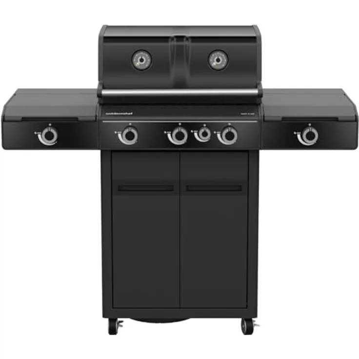 OUTDOORCHEF Heat X-345 RB, Gasgrill Grillstation mit 23,5 kW Leistung, XL Infrarotbrenner und hochwertigem Edelstahl-Gehäuse