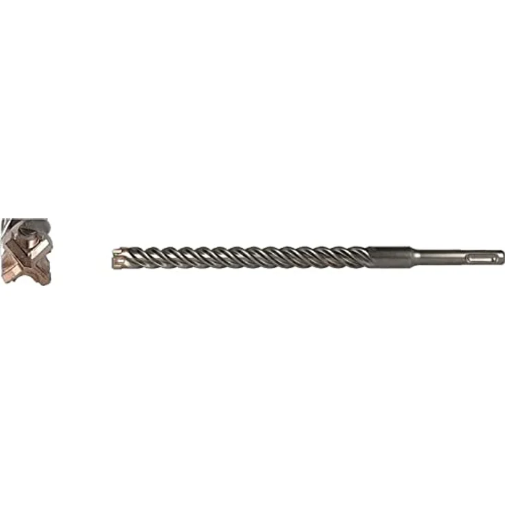Heller 29196 5 4Power SDS-plus Hammerbohrer, 11 Stück, Durchmesser 8 x 100/160, Mehrschneider für Beton und Armierung, äußerst robust mit 4 Schneiden, optimiertes Kopf- und Wendeldesign – Bild 2