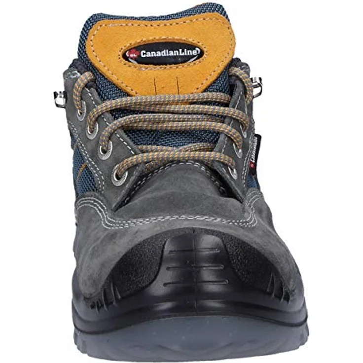 Canadian Line Nepal Arbeitsschuh, Sicherheitsschuhe S1P SRC mit Kunststoffkappe und Durchtrittschutz, grau/blau – Bild 3