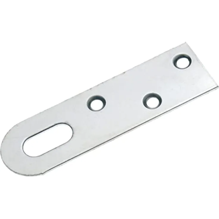 Amig - Packung mit 4 Mehrzweckhaken aus Metall, Modell 1, aus vernickeltem Stahl für Möbel, zum Aufhängen von Bildern, Spiegeln, Uhren und anderen Heimdekorationen, Maße: 40 x 16 mm