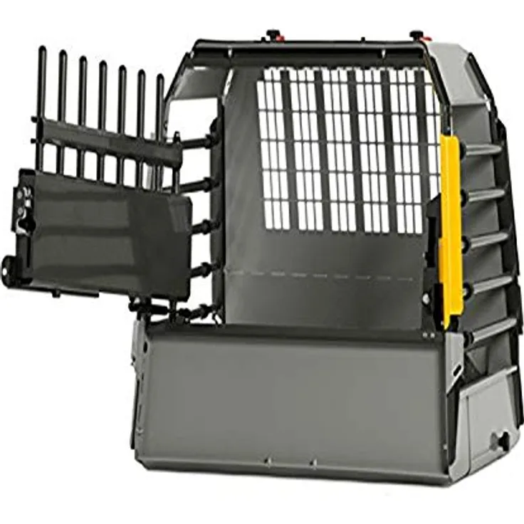 4x4 North America MIM Safe Variocage Compact, Hunde-Reisekiste Größe L mit Crash-Test-Zertifizierung und verriegelbaren Türen