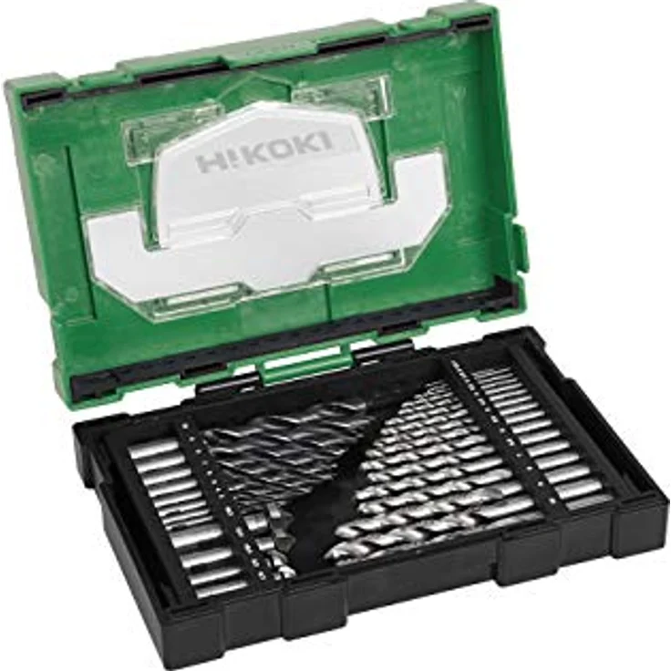 Hitachi HSS-Bohrer und Senker-Set 40030031, 29 teilig, inklusive Box III, 10 W, 240 V – Bild 1