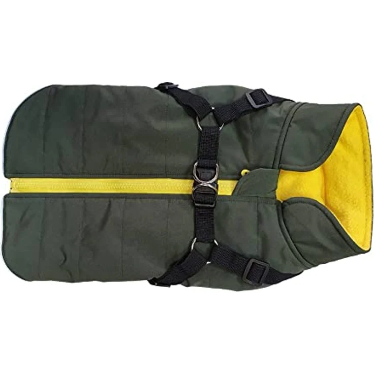 Nobby Hundemantel SOBAK 2 in 1, oliv-gelb, 48 cm, 1 Stück – Bild 2