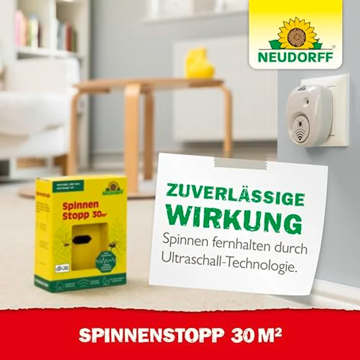 Neudorff SpinnenStopp Spinnen Vertreiber Vergrämer Ultraschall für 30m² – Bild 6